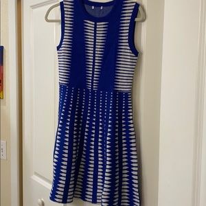 Mod cloth blue sweater dress
